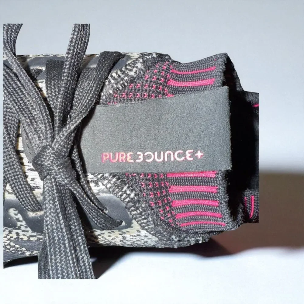 ADIDAS Purebounce Running Shoes Breast Cancer Black Pink Shoes Size 7
